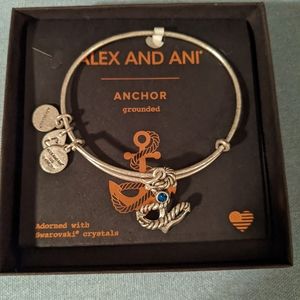 NWT Alex and Ani Anchor Bracelet